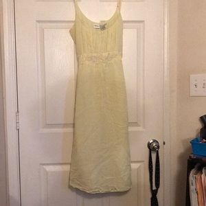 Pale Yellow Long Dress